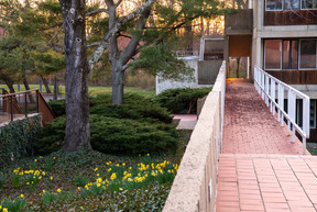 West Building pathway