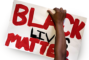 Black Lives Matter protest poster