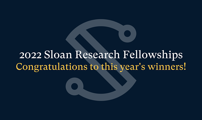 Eight Past Members Win 2022 Sloan Research Fellowships - IAS News ...