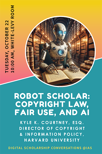 Robot Scholar event poster