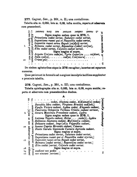 Editio princeps of the curse tablets DT 277 and 278 