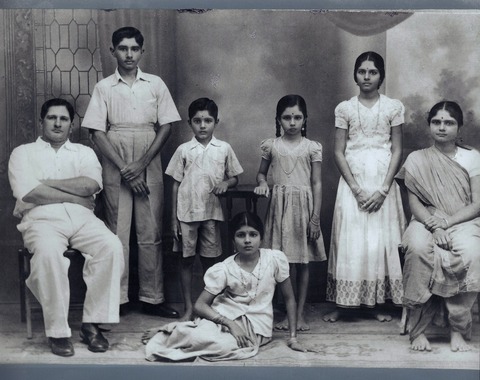 Thayyoor K. Radha family photo