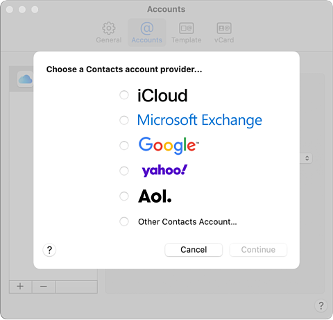 Setting Up Apple Contacts with your IAS Address Book - ITG Computing